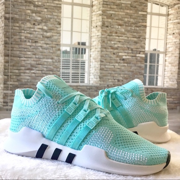 ADIDAS PRIMEKNIT EQT SUPPORT ADV AQUA SNEAKERS - Picture 6 of 14